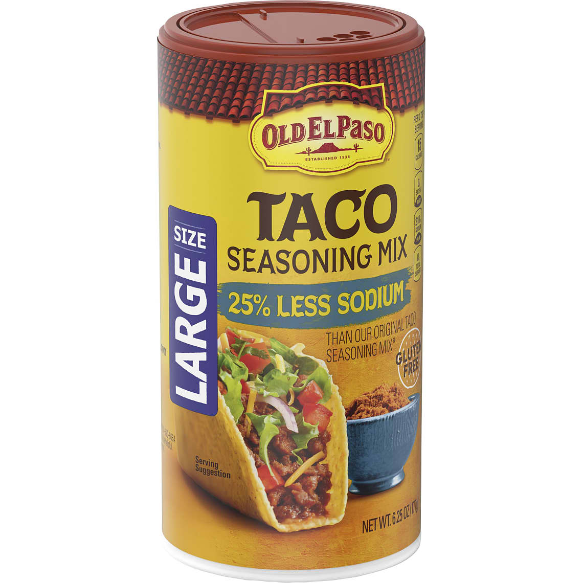 25 Less Sodium Taco Seasoning Mix Old El Paso